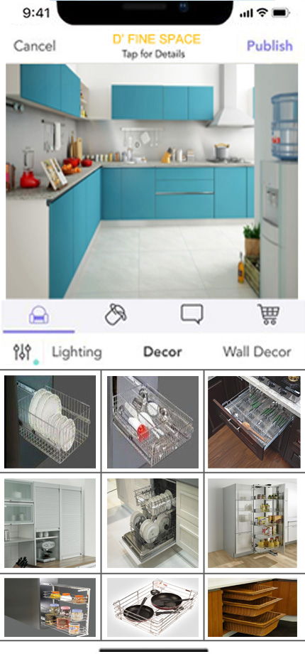 dfine space interior